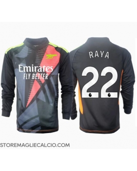 Arsenal David Raya #22 Portiere Maglia Gara Terza Repliche 2024-25 Maniche Lunghe